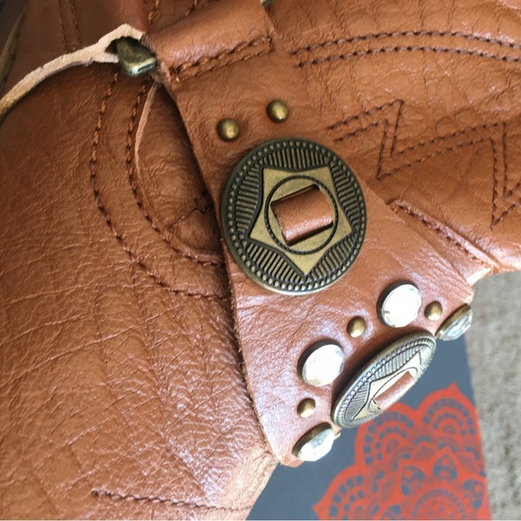 Carlos by Carlos Santana Marlene Western Leather Boot Cognac - Picture 9 of 15